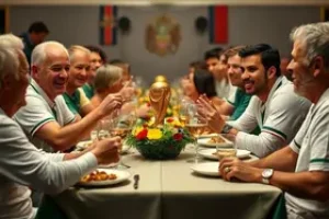 Copa do Mundo se vive em volta da mesa