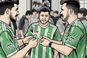Clube Palmeiras troca de figurinhas