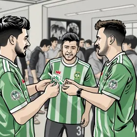 Clube Palmeiras troca de figurinhas