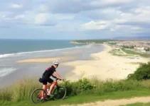 travessia de bike por praias do Nordeste