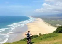 travessia de bicicleta