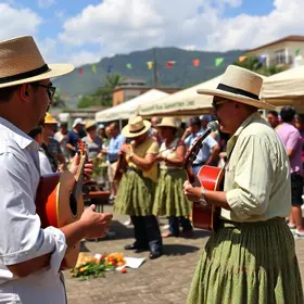 pagode e gastronomia na Feira da Vilarinho